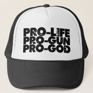 Boné Pró-arma Pro-life Pro-gun