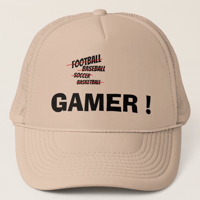 Boné Pro chapéu do Gamer (Frente)