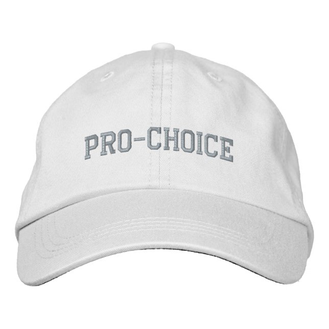 Boné Pro Choice cor-de-rosa e branco pro aborto (Frente)