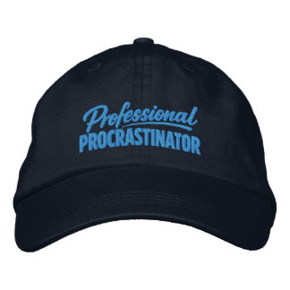 Boné Procrastinador Profissional Humor Divertido