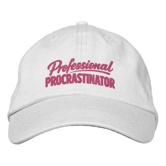 Boné Procrastinador Profissional Humor Divertido