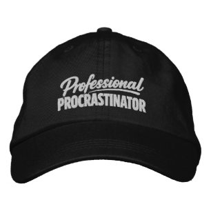 Boné Procrastinador Profissional Humor Divertido
