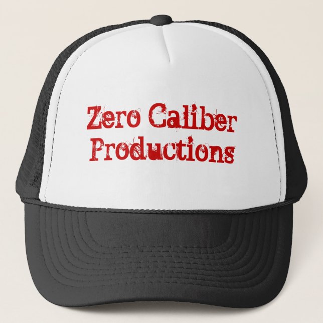 Boné Produções zero do calibre (Frente)