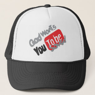 Boné Produtos god wants you to be saved