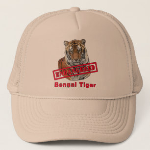 Boné Produtos pstos em perigo do tigre de Bengal