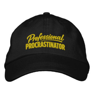 Boné Professional Procrastinator Funny Humor