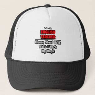 Boné Professor de Inglês... Trabalhe na minha magia.