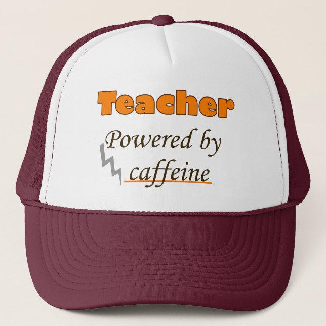 Boné Professor equipado com cafeína (Frente)