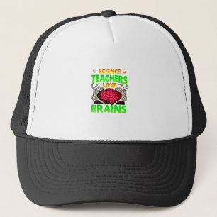Boné Professores Cérebros Esqueleto Halloween do Coraçã