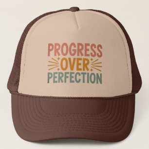 Boné Progresso do Professor em vez de Perfeição Volta à