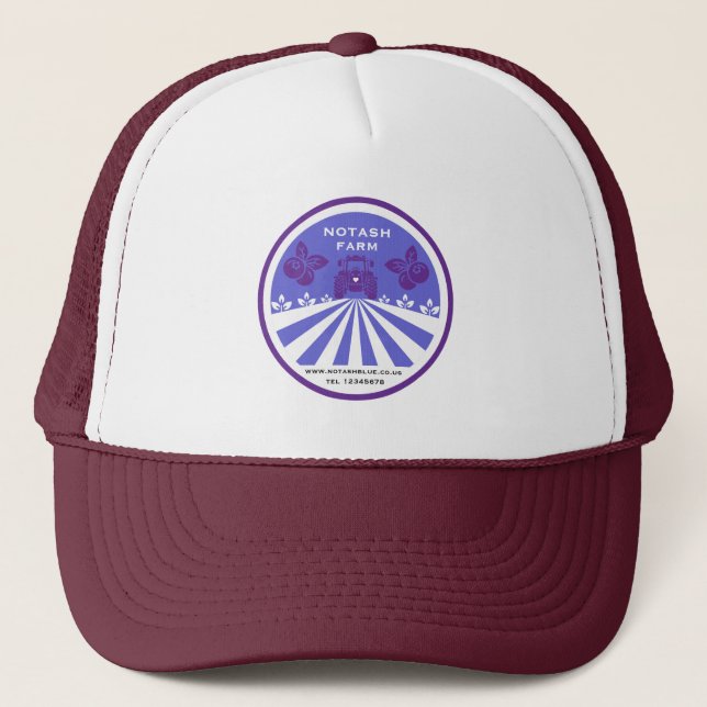 Boné Promoção da Fazenda de amoreira U-Pick (Frente)