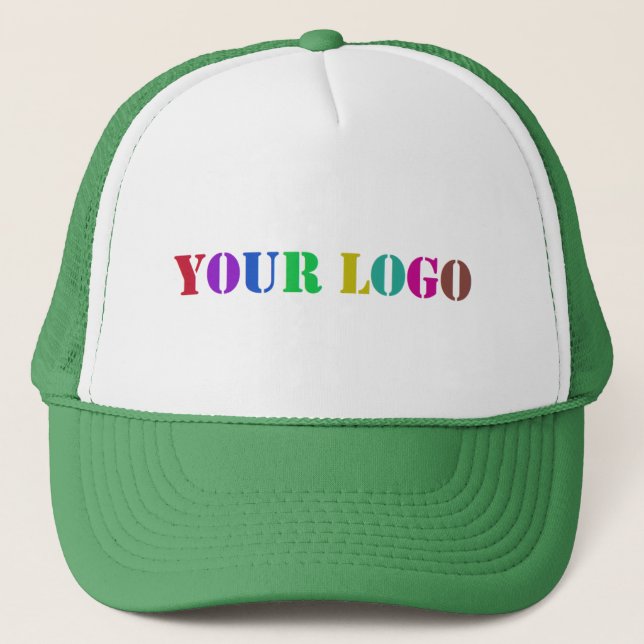Boné Promocional para negócios do Trucker Hat com foto  (Frente)
