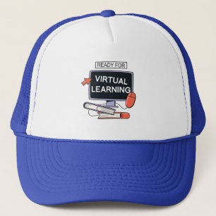 Boné Pronto para a aprendizagem virtual