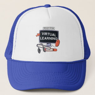 Boné Pronto para a aprendizagem virtual