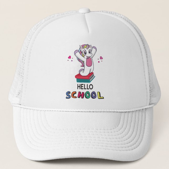 Boné Pronto para a escola online (Frente)