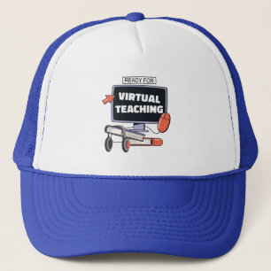 Boné Pronto para o ensino virtual