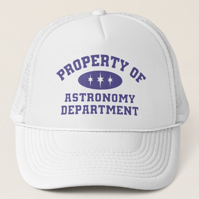 Boné Propriedade Do Departamento De Astronomia (Frente)