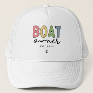 Boné Proprietário de Barcos Personalizados estabeleceu 