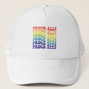 Boné Proud Ally   LGBTQ   Gay Pride   Rainbow