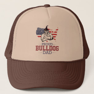 Boné Proud Bulldog Dog Pai, Bulldog Dia de os pais Gift