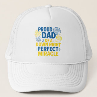 Boné Proud Dad of a Down Right Perfect Miracle