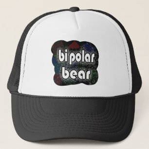Boné Provérbios engraçados do urso bipolar por estúd