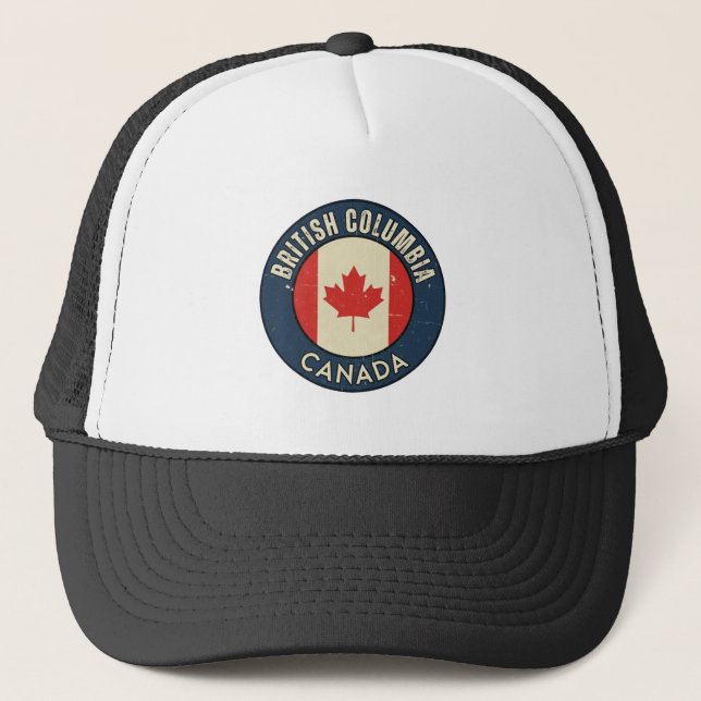 Boné Província da Colúmbia Britânica Canadá (Frente)
