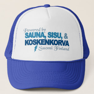 Boné Psto pelo chapéu da sauna, do Sisu & do Kossu