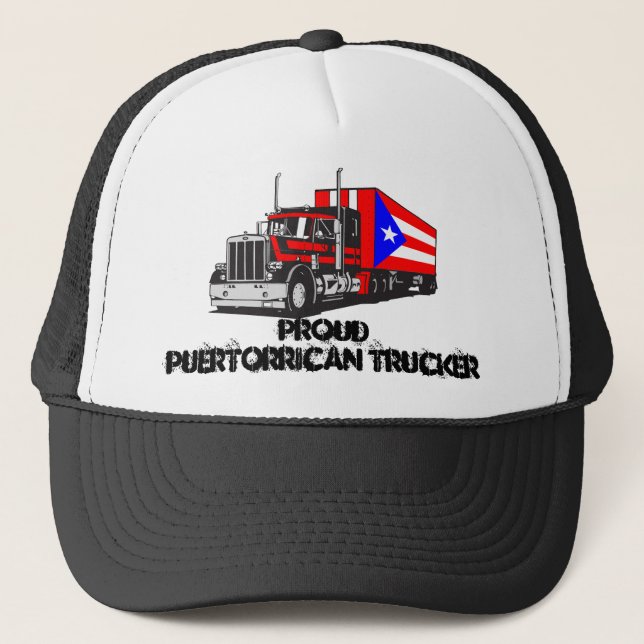 Boné Puertorrican Trucker (Frente)