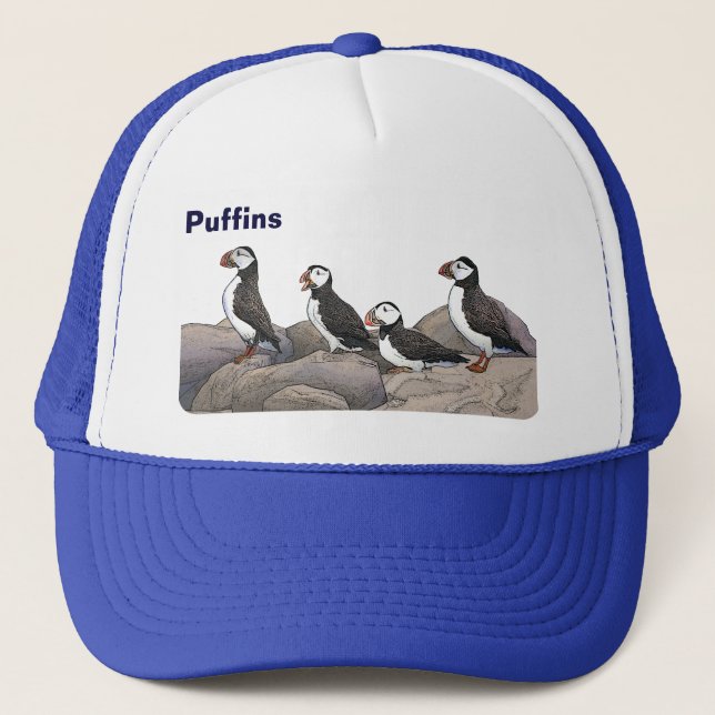 Boné Puffins Atlântico (Frente)