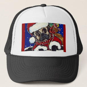 Boné Pug de Férias