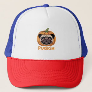 Boné Pugkin Pug Halloween Feliz Dia das Bruxas Episódio
