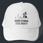 Boné Pulsação Personalizada da Sociedade do Ciclo de Fi<br><div class="desc">Você já tem a personalidade, então adicione este estilo de pulsação do Ciclo Indoor e você faz uma combinação perfeita. Ele apresenta uma mensagem divertida, e um design artístico, e se você gosta de conhecer novas pessoas ou alguém que se coloca em situações onde eles podem fazer novos amigos, ainda...</div>