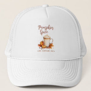 Boné Pumpkin Spice e tudo de bom