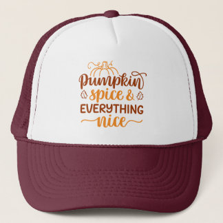 Boné Pumpkin Spice e tudo de bom