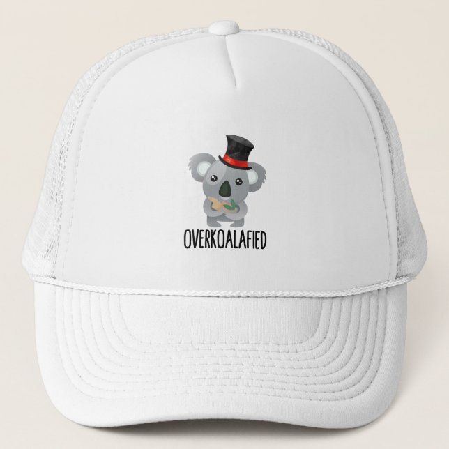 Boné Pun Cute Koala Superkoalaficado (Frente)