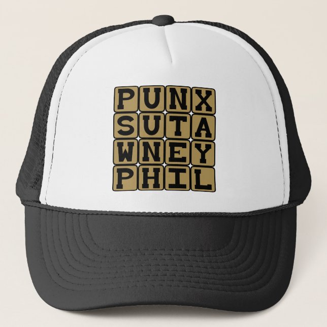 Boné Punxsutawney Phil, Dia da Marmota (Frente)