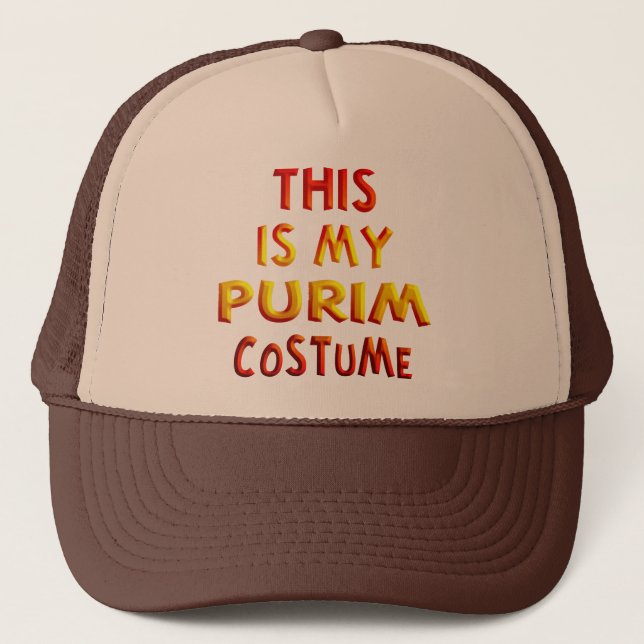 Boné Purim Costume (Frente)