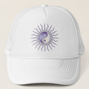 Boné Purple Starburst Yin Yang