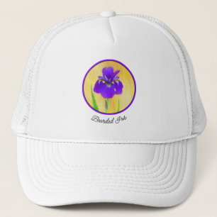 Boné Púrpura Iris - Arte Flor Original