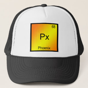 Boné Px - Camiseta do Símbolo de Química Divertida de P