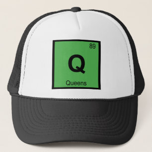 Boné Q - Queens Nova York Tabela Periódica Química Cida