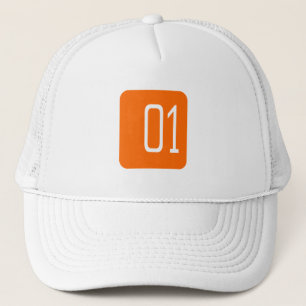 Boné Quadrado da laranja #1