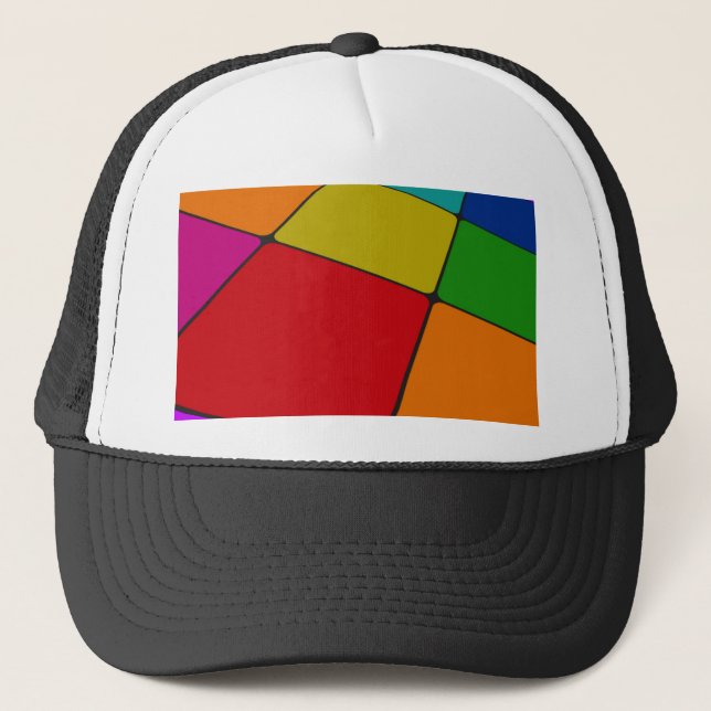 Boné Quadrados de cores (Frente)