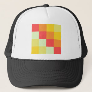 Boné Quadrados de cores