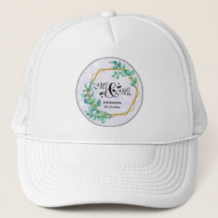 Boné Quadro Geométrico Dourado Elegante com Licença Euc