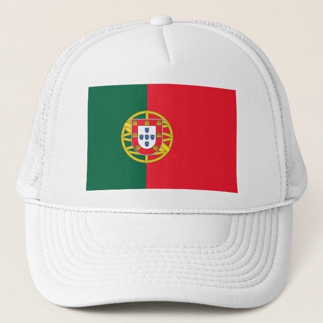Boné Qualidade da bandeira portuguesa (Frente)