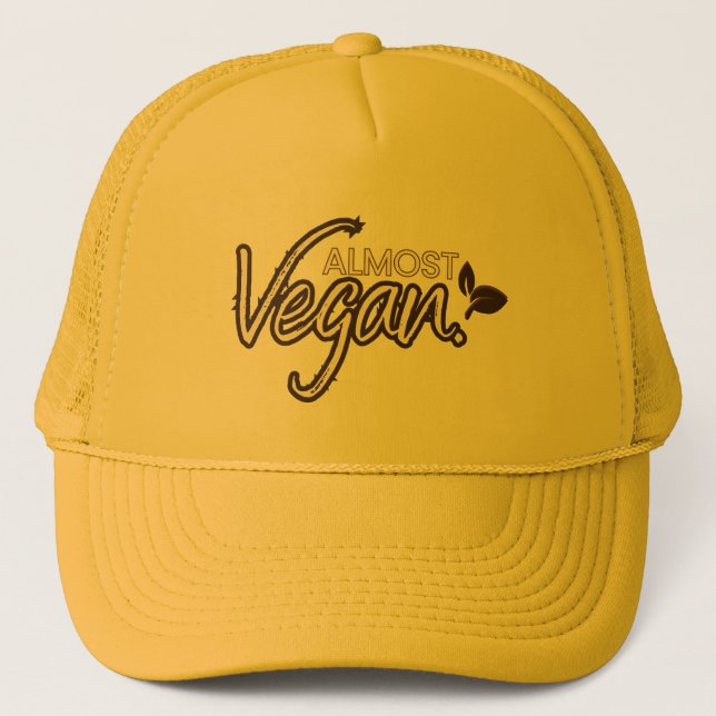Boné Quase Vegan Long Sleeve Trucker Hat (Frente)