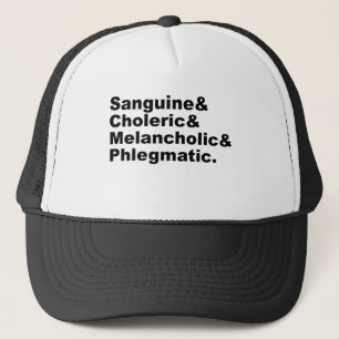 Boné Quatro Humores Sanguine Choleric Flegm Melanchólic