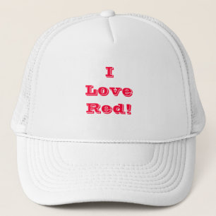 Boné Que eu adoro vermelho